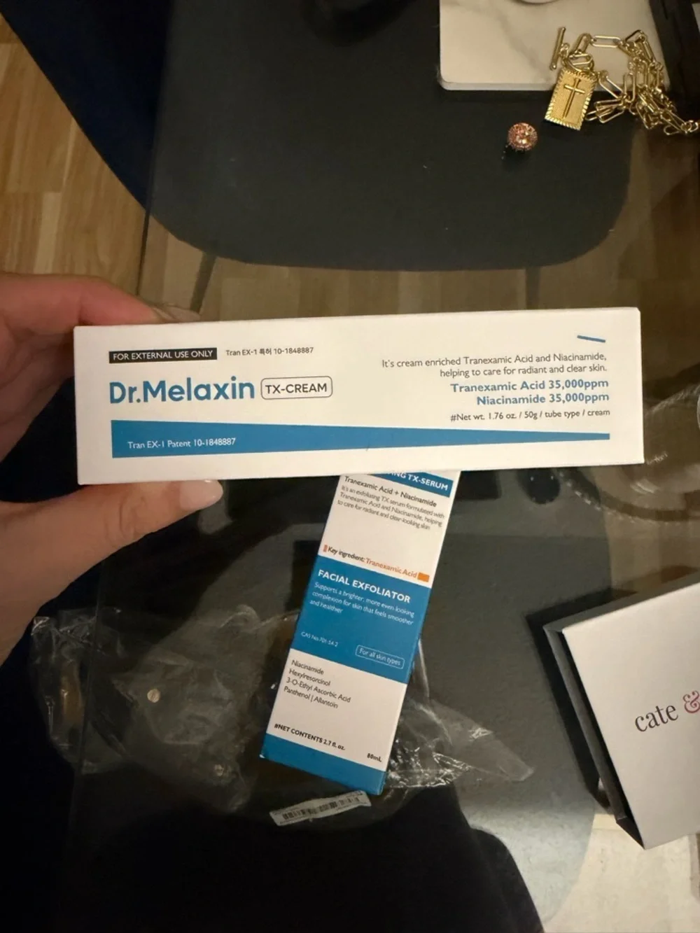 Dr Melaxin BUNDLE Peel Shot Exfoliating TX-Serum & TX Cream New in Box